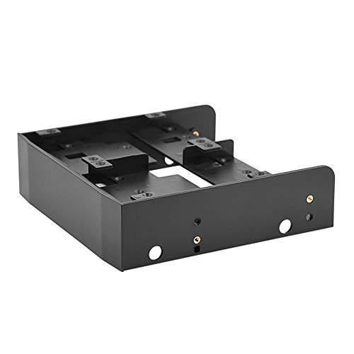 Richer-R 2.5 Hard Drive Bracket, OImaster 2.5"/3.5" HDD/SSD to 5.25" Floppy-Drive Bay Computer Mounting Bracket Supports 7mm - 15mm 2.5inch HDD - Thumbnail 4