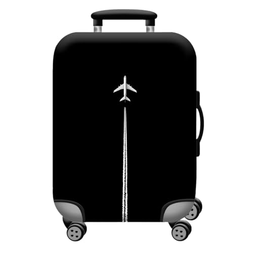 T Tersely Travel Luggage Cover Spandex Suitcase Protector Washable Baggage Covers (for 48cm/18"-80cm/30" luggage) Premium Elasticated Luggage Protector -Go Travel (H748, M（58cm/22"-63cm/24"）)
