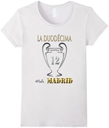 Womens LA DUODECIMA HALA MADRID 2017 T-shirt XL White