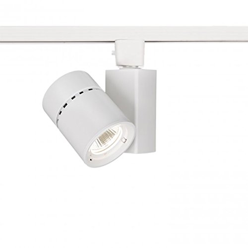 WAC Lighting H-1023F-930-WT Exterminator II H Series LED1023 LED Energy Star Track Head Finish 90+Cri and 3000K, Flood Beam, White