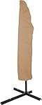 Trademark Innovations Offset Umbrella Cover for Patio Umbrella, Tan, 10'