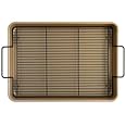 Nordic Ware Naturals Nonstick High-Sided Half Sheet Oven Crisp Baking Tray