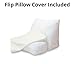 Contour Products, Flip Pillow, Standard Size (20 inch width), Includes White Pillow Cover