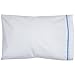 Angel Dreams 2-Pack Toddler Pillowcases 13x18. Machine Washable (Blue/White)