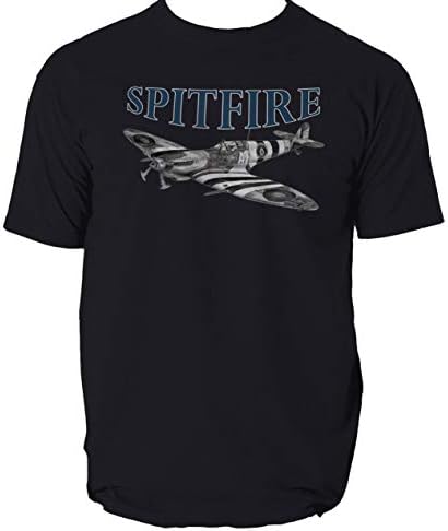 Stedman Spitfire WW2 British Fighter Aircraft - Military T-Shirt WW11