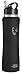Swig Savvy Sports Water Bottle, Vacuum Insulated Stainless Steel, Straw Leakproof Lid, Storage Sleeve - 32oz (Black)