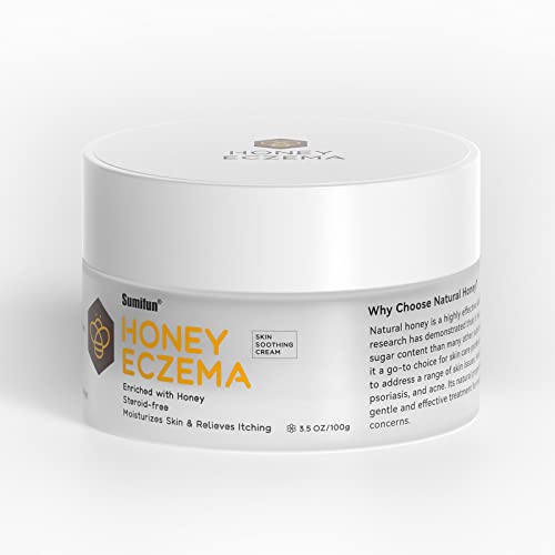 Sumifun Manuka Honey Eczema Cream, Skin Moisturizing Eczema Lotion with