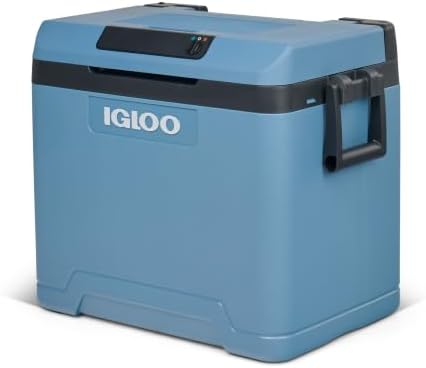 IP42C Passiv‑Kühlbox 42l eisblau – robuste Thermobox für Camping