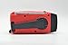 GREATONE Weather Radio, Emergency Hand Crank Self Powered Portable Camping AM/FM NOAA Solar Weather Radio with LED Flashlight, 1000mAh Power Bank for iPhone/Smart Phone 088 (red)