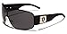 Premium Polarized Men's Shield Retro Aviator Sunglasses