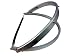 RadnorĀ® Aluminum Faceshield Mounting Bracket For Full Brim Hard Hats