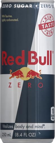 RED BULL ENERGY DRINK, ZERO, 8.4 FL OZ