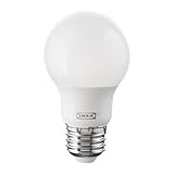 RYET LED bulb E26 400 lumen, globe opal