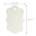 100 PCS White Paper Blank Tags with String Vintage Wedding Hang Tags,Blank Tags with 100 Feet Natural Jute Twine