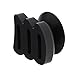 MagiDeal Durable Silicone Guitar Bass Banjo Plectrums Picks Holder with Suction Cup Black