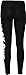 Forever Womens Work Out Print Side Text Stretchy Leggings Trousers