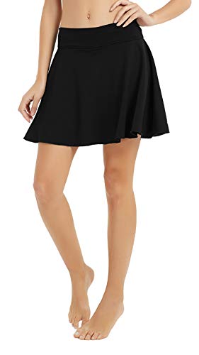 image for Lemorecn Women's UPF 50+ Athletic Tennis Skort Lightweight Golf Pleate