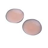 EUBUY Undercover Reusable Silicone Adhesive Nipple Covers Breast Pads Gel Petals Pasties Bra Pad (4 pairs)