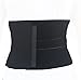 Alpha Medical Abdominal Binder Support Wrap/Surgical Binder/Hernia Support/Abdominal Hernia Reduction Device (Standard Length; Black; 10