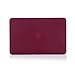 RUBAN Case Compatible with MacBook Air 11 Inch Release (A1370/A1465) - Slim Snap On Hard Shell Protective Cover and Keyboard Cover for MacBook Air 11, Wine Red