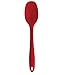 RSVP International Ela's Favorite Silicone Spatula Spoon, Red, 11