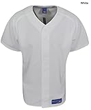 Mizuno Men's Full Button Short Sleeve Baseball Jersey