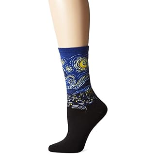 Hot Sox womens Artist Series Crew Socks | Starry Night
