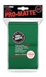 Standard Deck Protectors - Pro-Matte Green (100 ct) by Ultra Pro
