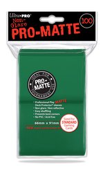 Standard Deck Protectors - Pro-Matte Green (100 ct) by Ultra Pro