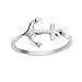 CloseoutWarehouse Sterling Silver Anchor Ring (Color Options, Sizes 3-15)