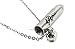 Men's 316L Stainless Steel Cylinder Pendant Chain Necklace,20+2