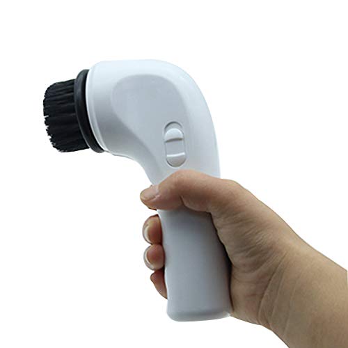 IXAER Electric Shoe Polisher Machine, Mini Handheld Electric Shoe Brush Shoe Shine USB Rechargeable Electric Portable Dust Cleaner Leather Care Kit for Shoes, Bags