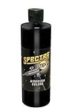 Badger Air-Brush Company Spectra-Tex Airbrush Ready Water Based Acrylic Paint, High Hiding Opaque Jet Black, 16-Ounce