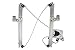 HANSUN 8801-0442 Power Window Regulator With Motor Rear Right Passenger Side For Cadillac Chevy GMC - Escalade Avalanche Silverado Suburban Sierra