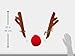 W&Co Car Reindeer with Jingle Bells Costume Reindeer Christmas Car Character Kit Party Accessory