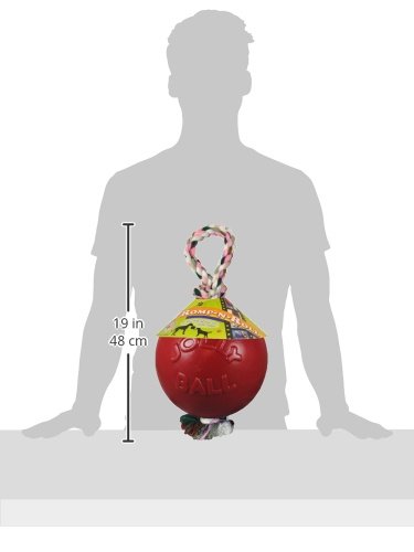 Jolly Pets 8-Inch Romp-n-Roll, Red