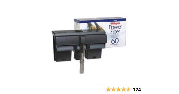 Amazon Com Whisper Power Filter 60 Supports Up To A 60 Gallon Aquarium New By Ww Shop Pet Supplies