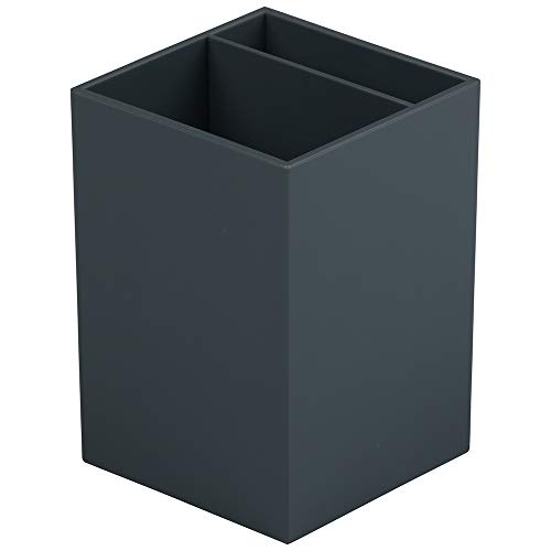 JAM PAPER Plastic Pen Holder - Grey - Desktop Pencil Cup Sold Individually โ image 1