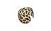 Global Huntress Alluring Natural Leopard Print Acrylic Bangle Cuff Bracelet