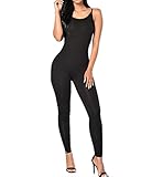 Xuan2Xuan3 Women Spaghetti Strap Bodycon Tank One Piece Jumpsuits Rompers Playsuit