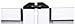Rockville RFAAW 112x48 DJ Event Facade Lightweight Aluminum Booth, 360-Degree Panel Rotation, Fire-Retardant Scrim, Foldable Design, Perfect for Mobile DJs and Event Professionals (4 Panels)