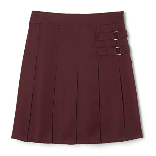 French Toast Girls' Adjustable Waist 2-Tab Scooter, Burgundy, 18