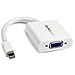 StarTech.com Mini DisplayPort to VGA Adapter - Active Mini DP to VGA Converter - 1080p Video - mDP or Thunderbolt 1/2 Mac/PC to VGA Monitor/Projector/Display - mDP 1.2 to VGA Dongle - White (MDP2VGAW)