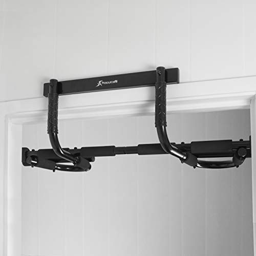 ProsourceFit MultiGrip Lite Pull Up/Chin Up Bar, Heavy Duty Doorway