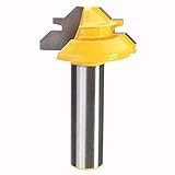 Drillpro 45Ð’Â° Lock Miter Router Bit 1/2' 1/2' Shank Tenon Cutter Woodworking