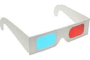 3DSTEREO GLASSES 2 Pair of Red/Cyan 3D Glasses