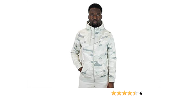 nike m nsw club camo hoodie fz ft