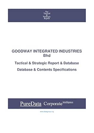 Amazon Com Goodway Integrated Industries Bhd Tactical Strategic Database Specifications Malaysia Perspectives Tactical Strategic Malaysia Book 27723 Ebook Datagroup Malaysia Editorial Kindle Store