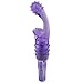 Masturbation Finger Vibrator Clit and G-spot Orgasm Squirt Massager Brush AV Vibrating Stick Sex Toys for Women-Color Random