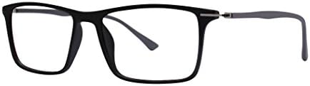 Executive GVX546 Men's Glasses - GVX TR90 Frames - Eyewear by Modern Optical - Black/Grey Matte 55-16-140